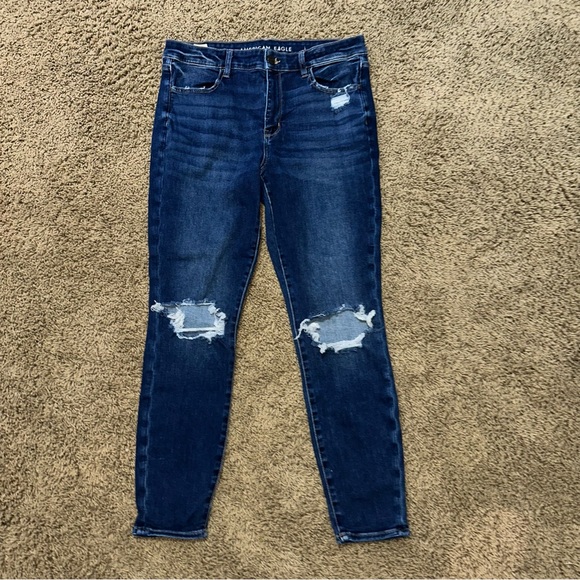 Women’s American Eagle Hi - Rise Jeggings Size 16 Regular - Picture 1 of 7